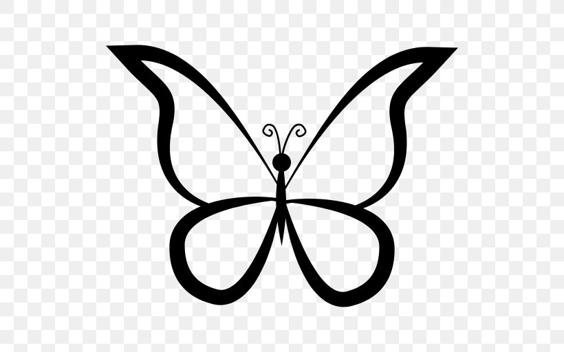 Butterfly Clip Art, PNG, 512x512px, Butterfly, Blackandwhite, Cabbage White, Clip Butterfly, Coloring Book Download Free