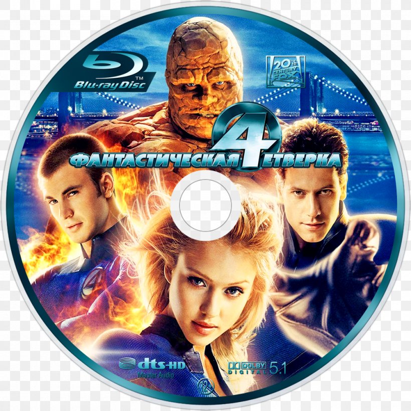 Jessica Alba Fantastic Four: Rise Of The Silver Surfer Mister Fantastic Doctor Doom, PNG, 1000x1000px, Jessica Alba, Action Film, Album Cover, Chris Evans, Compact Disc Download Free