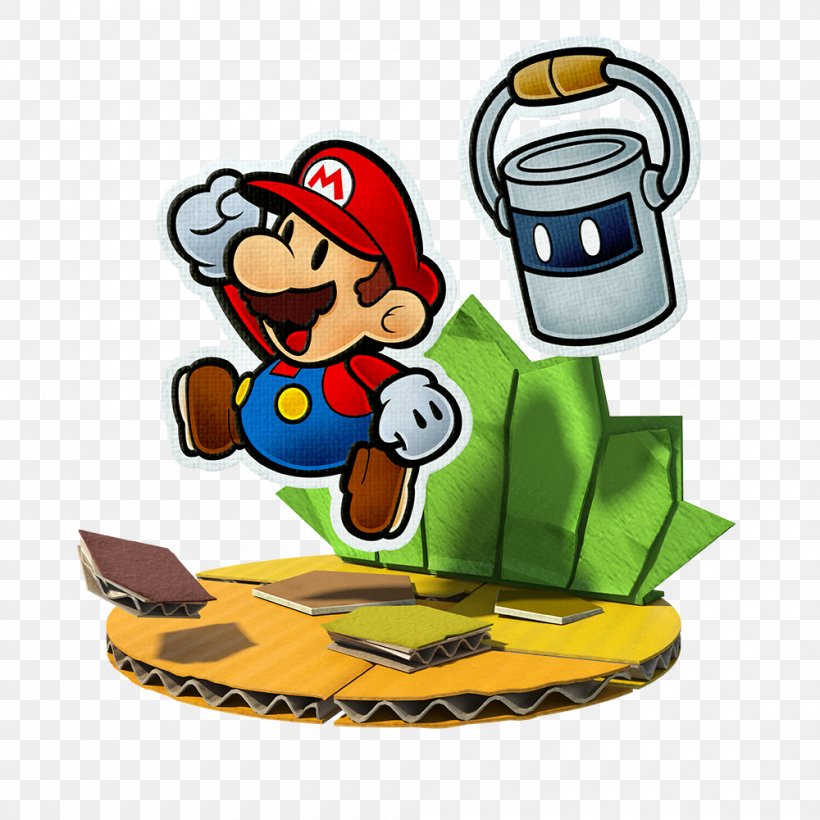 Paper Mario: Color Splash Wii U, PNG, 1000x1000px, Paper Mario Color Splash, Boss, Mario, Mario Series, Nintendo Download Free