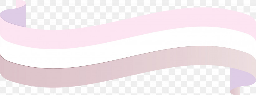 Pink White Violet Line Material Property, PNG, 3000x1118px, Ribbon, Beige, Line, Material Property, Paint Download Free