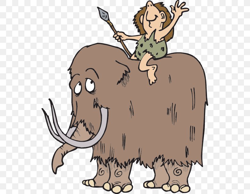 Stone Age Paleolithic Neolithic Clip Art Prehistory, PNG, 547x635px, Stone Age, African Elephant, Cartoon, Cattle Like Mammal, Cave Painting Download Free