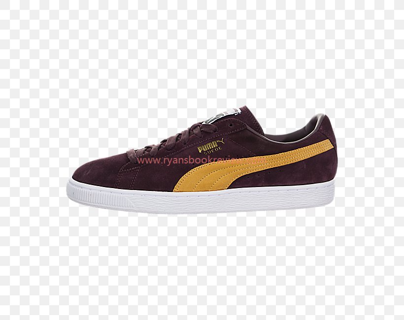 Suede Skate Shoe Sports Shoes Puma, PNG, 650x650px, Suede, Adidas, Athletic Shoe, Brand, Brown Download Free