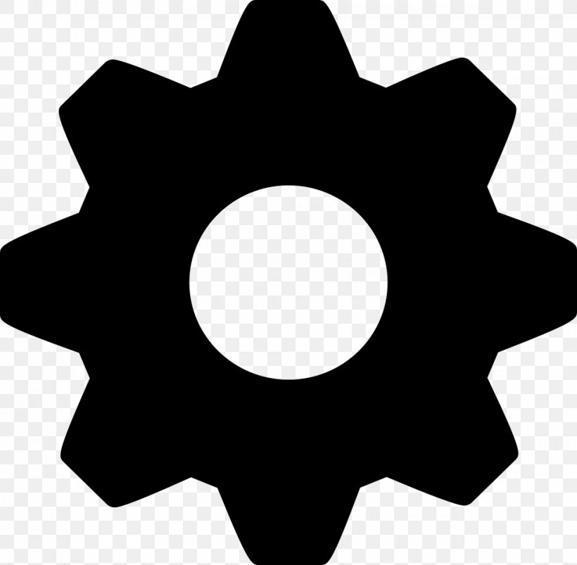 Gear Sprocket, PNG, 980x960px, Gear, Black And White, Computer Font, Font Awesome, Sprocket Download Free