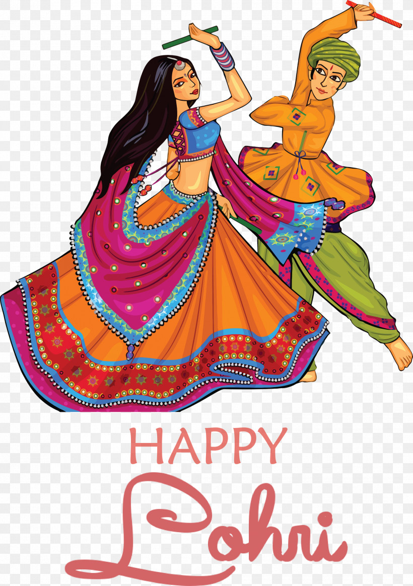 Happy Lohri, PNG, 2113x3000px, Happy Lohri, Dandiya Raas, Festival, Folk Dance, Garba Download Free