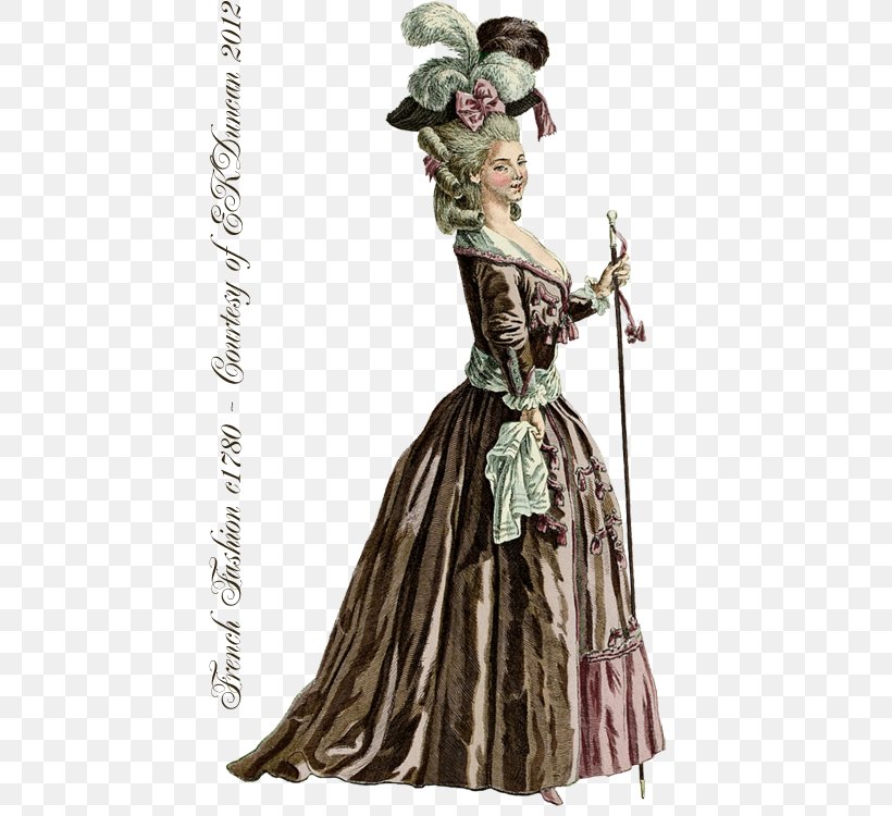 18th Century Fashion Plate Clothing 服装效果图, PNG, 438x750px, 18th Century, 1700talets Mode, Baroque, Clothing, Costume Download Free