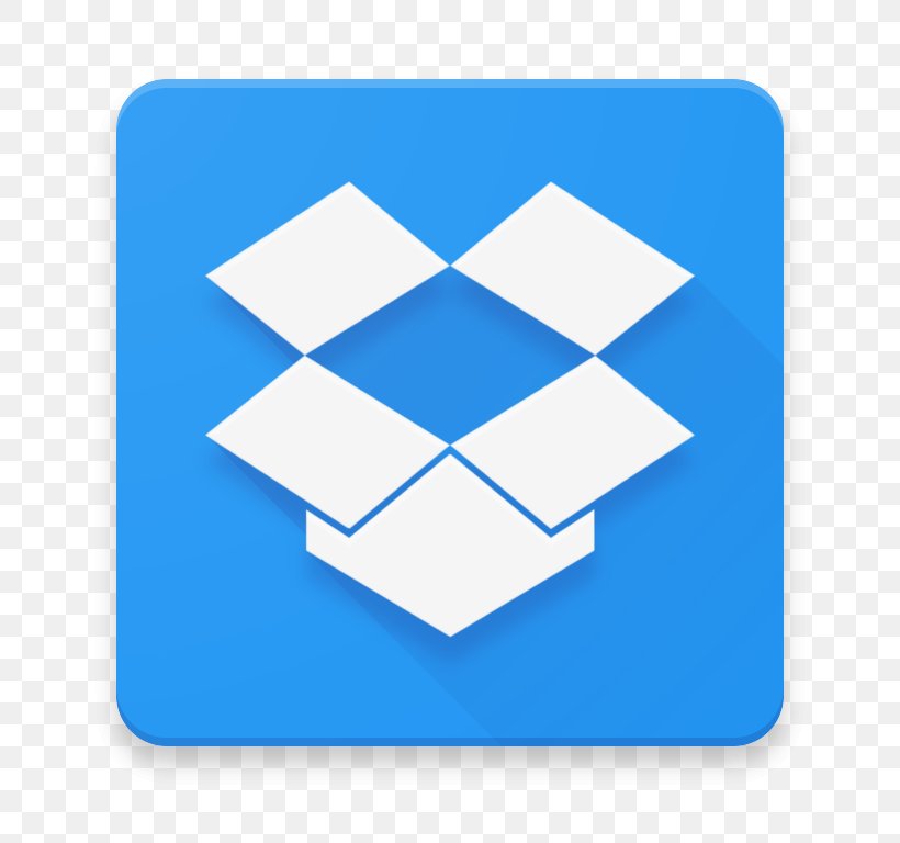 Dropbox Clip Art, PNG, 768x768px, Dropbox, Android, Blue, Directory, Rectangle Download Free