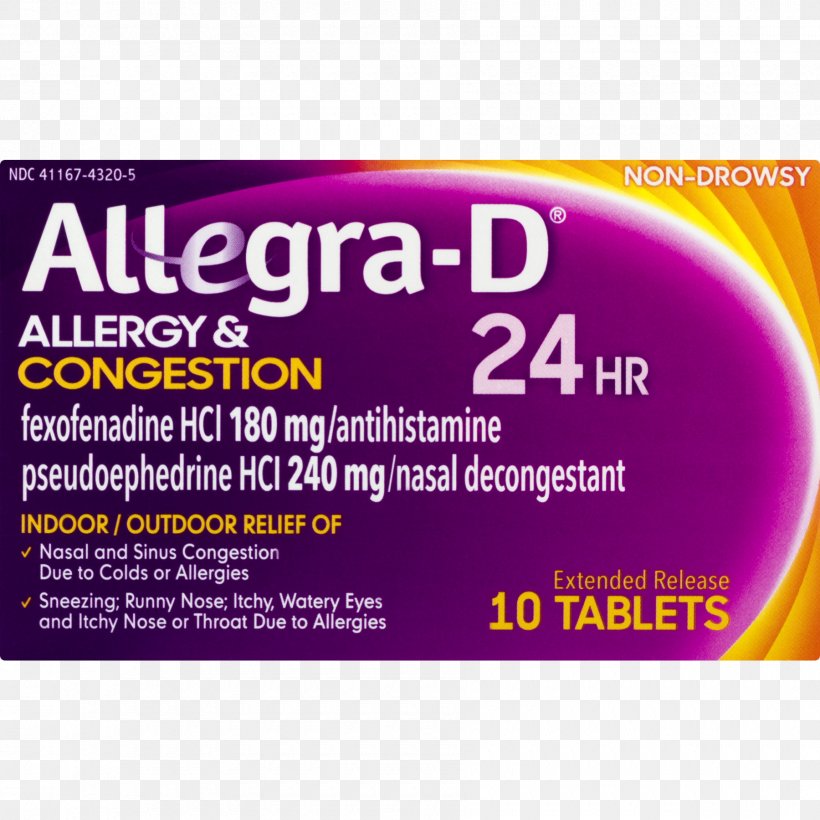 Fexofenadine Pharmaceutical Drug Nasal Congestion Pseudoephedrine Allergy, PNG, 1800x1800px, Fexofenadine, Allergy, Antihistamine, Brand, Common Cold Download Free