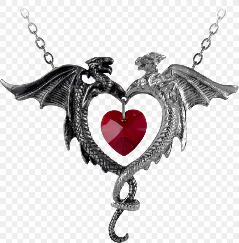 Necklace Charms & Pendants Jewellery Dragon Pewter, PNG, 866x881px, Watercolor, Cartoon, Flower, Frame, Heart Download Free