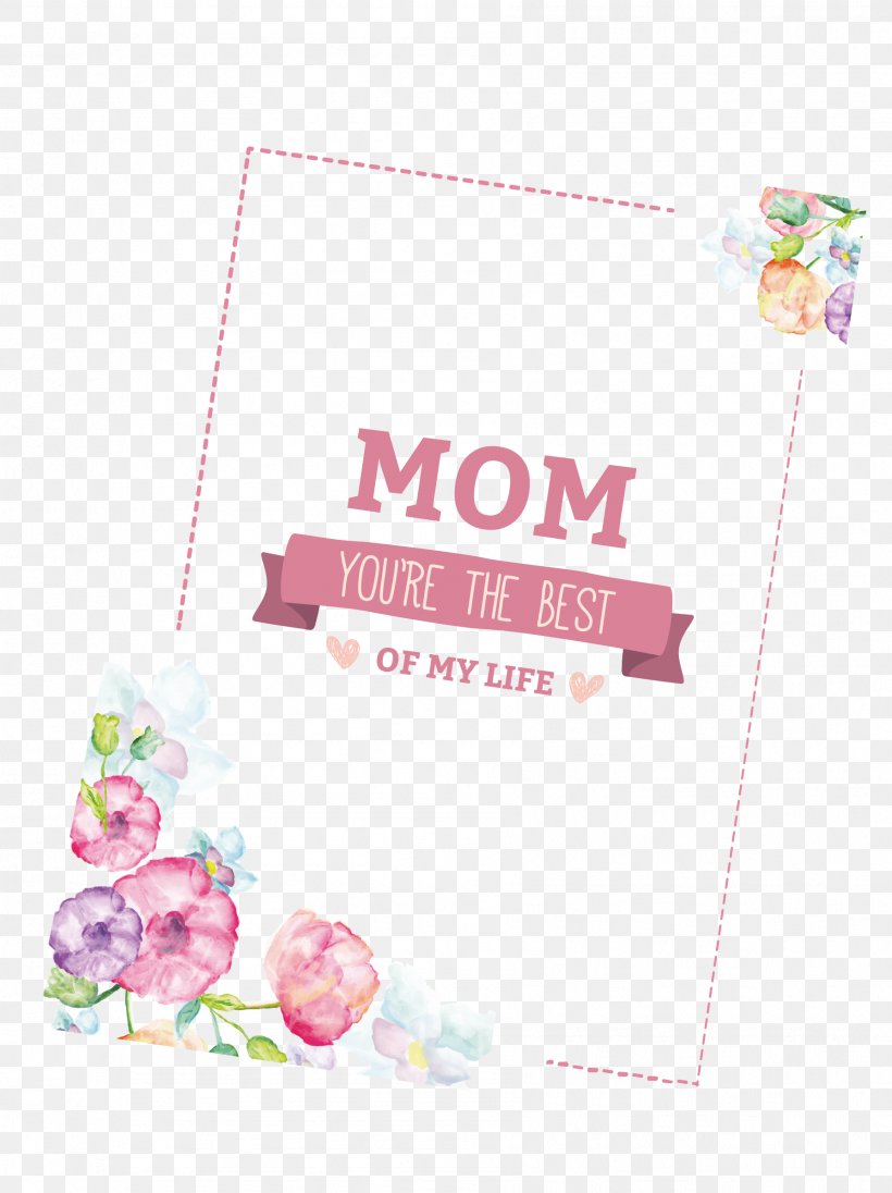 Elegant Watercolor Flowers Mother's Day Decor, PNG, 1787x2389px, Watercolor Painting, Advertising, Business Cards, Gratis, Mother Download Free
