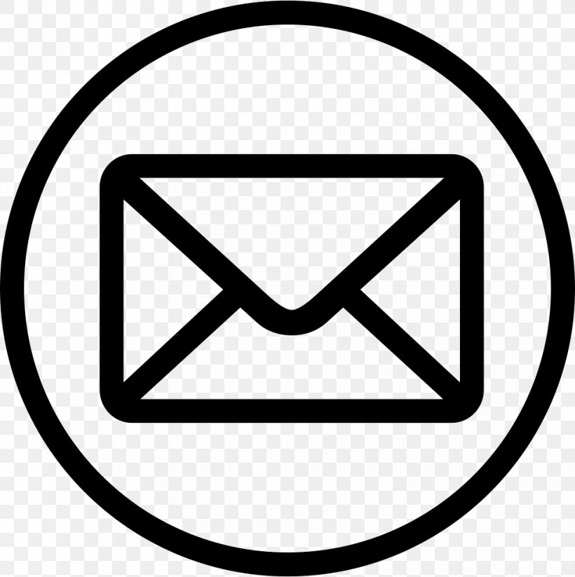 Email Gmail, PNG, 980x984px, Email, Area, Black, Black And White, Bounce Address Download Free