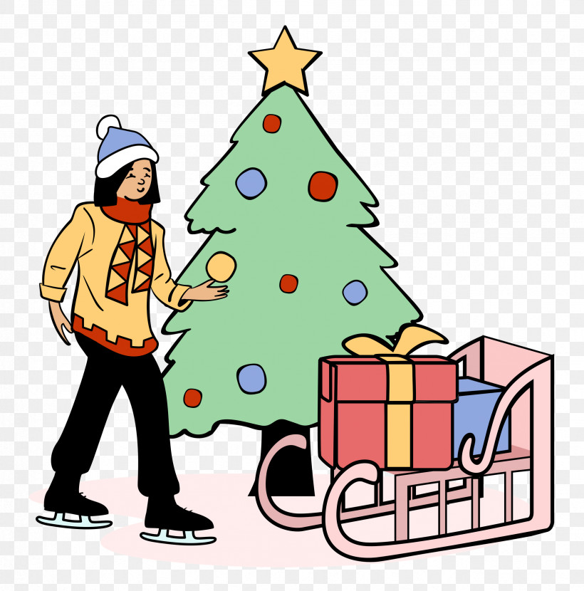 Christmas Christmas Tree Gifts, PNG, 2467x2500px, Christmas, Bauble, Character, Christmas Day, Christmas Ornament M Download Free