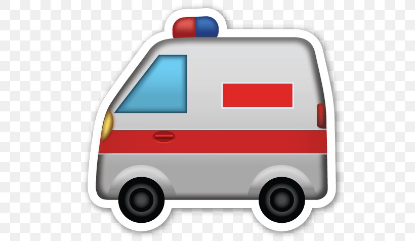 Emoji Sticker Text Messaging IPhone SMS, PNG, 551x476px, Emoji, Ambulance, Automotive Design, Brand, Car Download Free