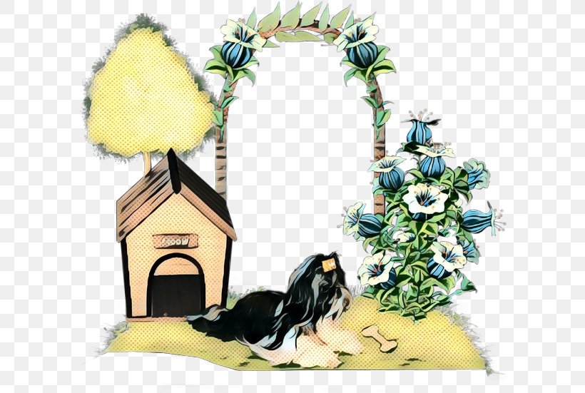 Floral Retro, PNG, 600x551px, Pop Art, Floral Design, Japanese Chin, Picture Frames, Plants Download Free