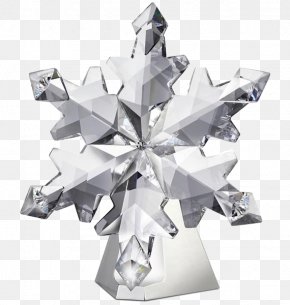 Snowflake - Christmas Ornament Snowflake Swarovski AG Crystal PNG
