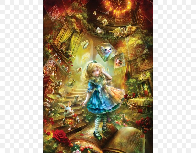 Jigsaw Puzzles Alice's Adventures In Wonderland White Rabbit Puzzle Video Game, PNG, 640x640px, Jigsaw Puzzles, Adventure Game, Alice In Wonderland, Christmas, Christmas Decoration Download Free