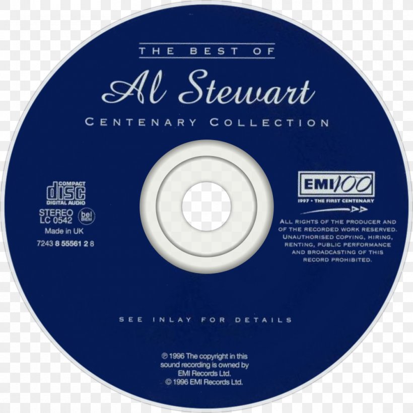 Centenary Collection: The Best Of Al Stewart Compact Disc Brand, PNG, 1000x1000px, Compact Disc, Brand, Data Storage Device, Dvd, Label Download Free