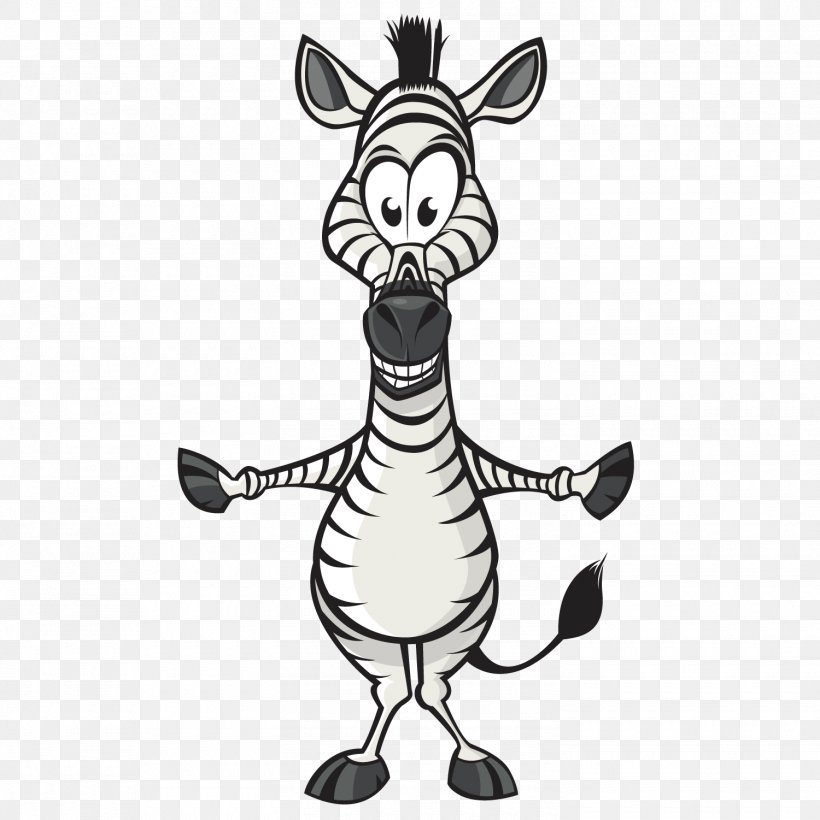 Cartoon Animal Clip Art, PNG, 1500x1501px, Cartoon, Animal, Art, Black And White, Drawing Download Free