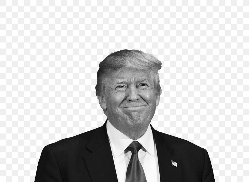 Donald Trump US Presidential Election 2016 Black And White United States, PNG, 600x600px, Donald Trump, Black And White, Business, Business Executive, Businessperson Download Free