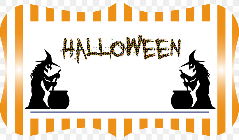 Happy Halloween, PNG, 3000x1758px, Happy Halloween, Black M, Cartoon, Cat, Catlike Download Free