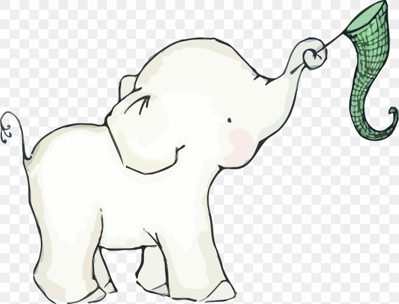 Indian Elephant, PNG, 3111x2371px, Baby Elephant, Animal Figure, Cartoon Elephant, Drawing, Ear Download Free