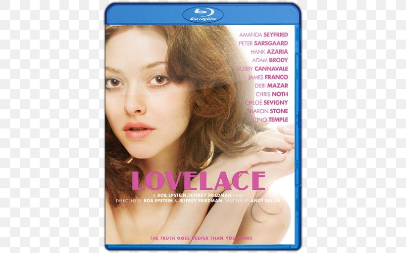 Linda Lovelace Blu-ray Disc DVD Film, PNG, 512x512px, Linda Lovelace, Amanda Seyfried, Beauty, Bluray Disc, Brown Hair Download Free