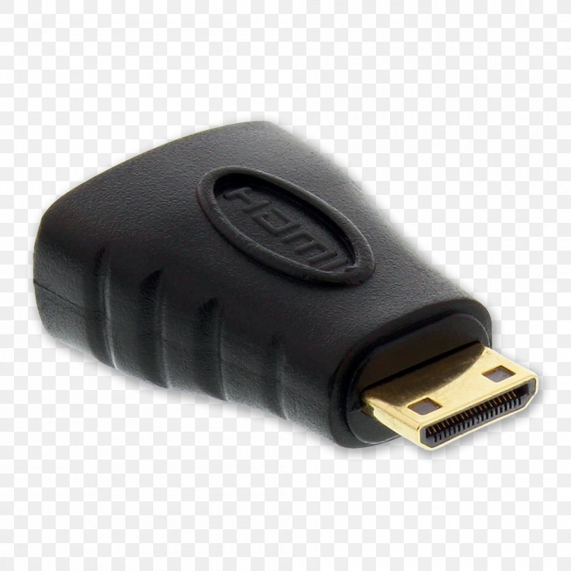 HDMI Adapter Buchse Video Electrical Connector, PNG, 1000x1000px, Hdmi, Adapter, Buchse, Cable, Computer Monitors Download Free