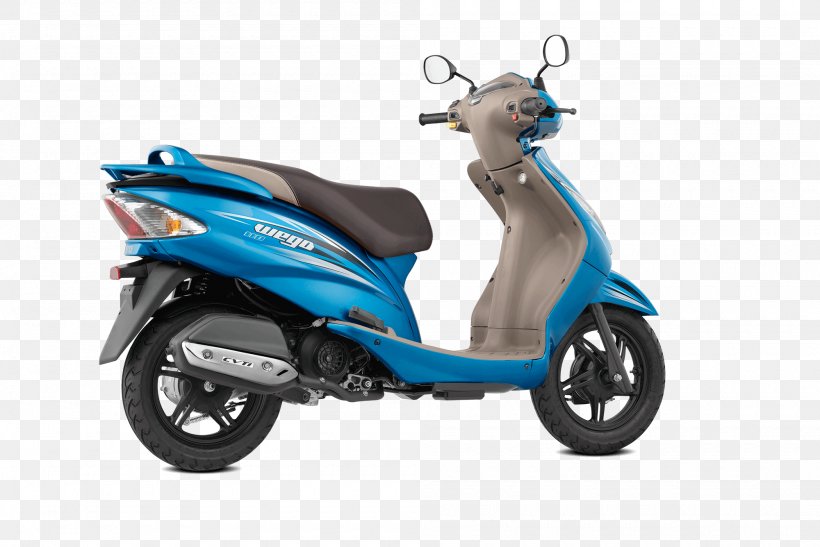 Scooter Car TVS Wego Wego.com Motorcycle, PNG, 2000x1335px, Scooter, Car, Color, Disc Brake, Electric Blue Download Free