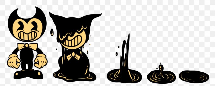 Bendy And The Ink Machine Animation Art, PNG, 1600x642px, Bendy And The Ink Machine, Animation, Art, Cat, Cat Like Mammal Download Free