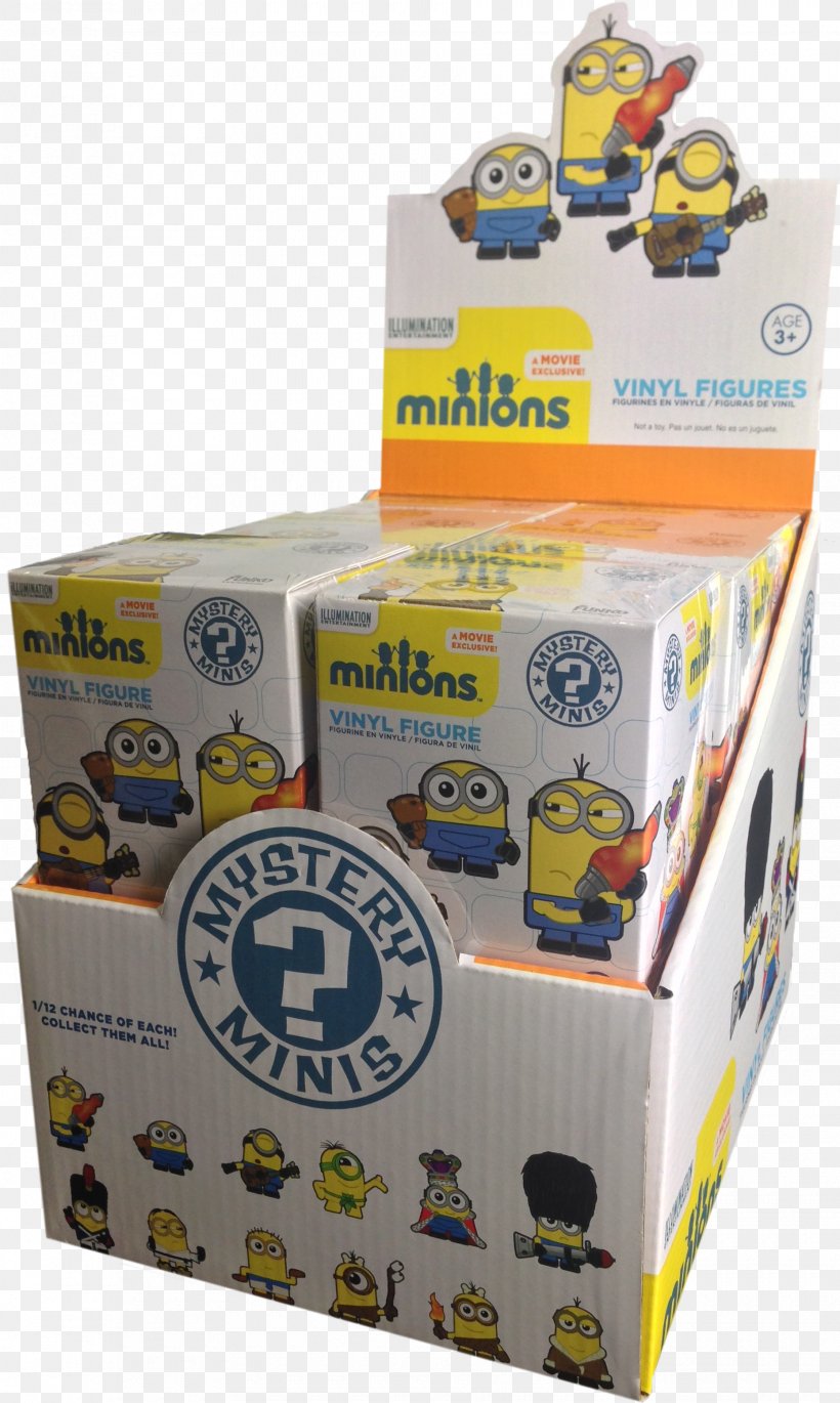 Funko Designer Toy Action & Toy Figures Minions, PNG, 1860x3108px, Funko, Action Toy Figures, Box, Carton, Designer Toy Download Free