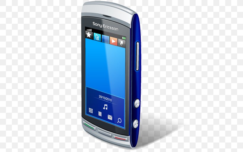 Sony Ericsson Vivaz IPhone Telephone, PNG, 512x512px, Sony Ericsson Vivaz, Android, Cellular Network, Communication Device, Electric Blue Download Free