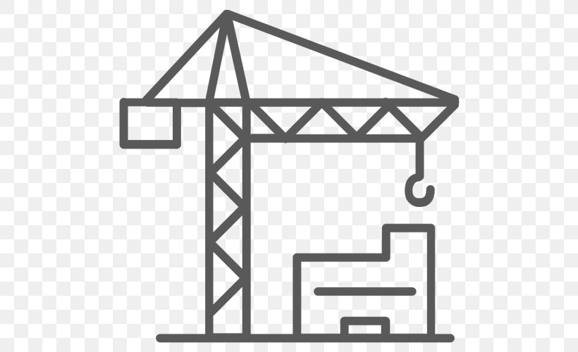 Architectural Engineering Construction Management Project Building Crane, PNG, 500x500px, Architectural Engineering, Area, Baustelle, Black And White, Building Download Free
