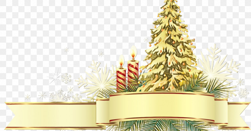 Christmas Tree, PNG, 1200x630px, Watercolor, Christmas, Christmas Decoration, Christmas Eve, Christmas Tree Download Free