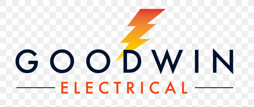 Goodwin Electrical Logo Electrician Electricity Electrical Contractor, PNG, 1000x421px, Logo, Area, Brand, Electric Light, Electrical Contractor Download Free