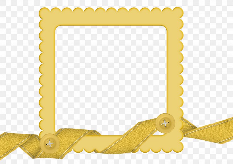 Picture Frames Yellow, PNG, 3030x2130px, Picture Frames, Blue, Document, Gimp, Ifolder Download Free