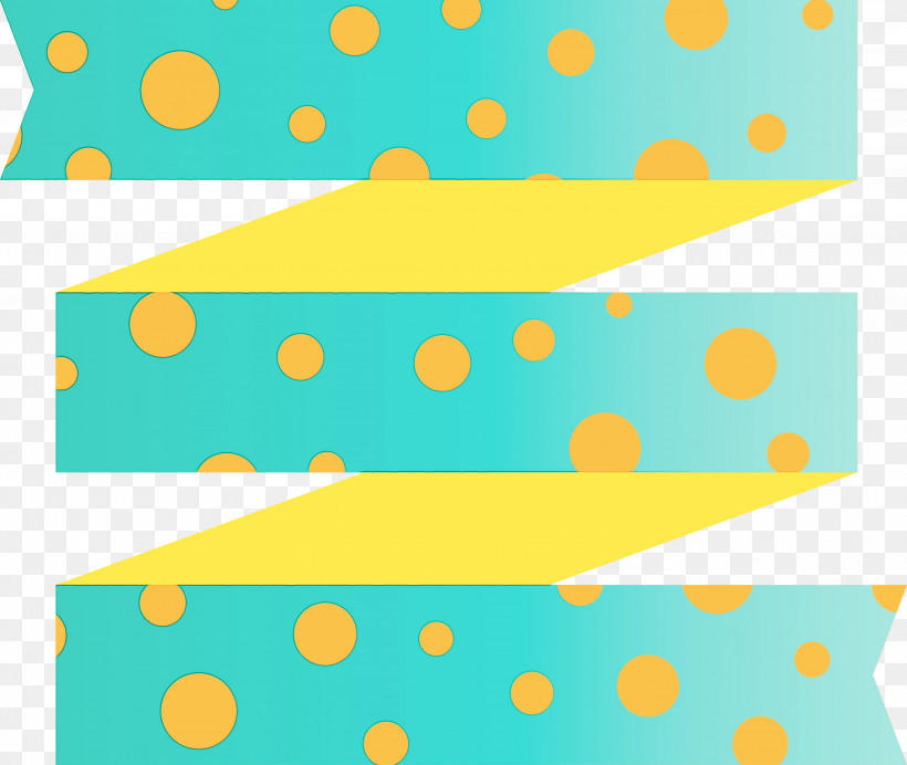 Polka Dot, PNG, 3000x2533px, Ribbon, Aqua, Multiple Ribbon, Orange, Paint Download Free