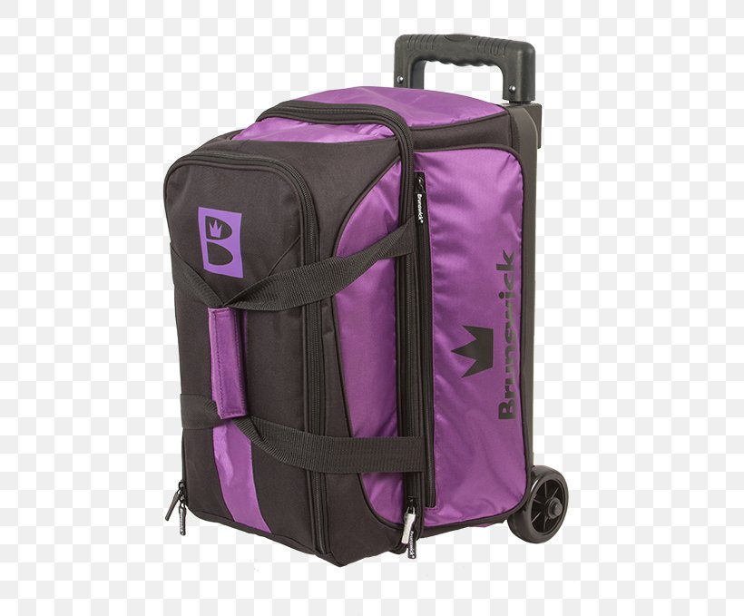 Ball Brunswick Blitz Double Roller Bowling Bag Purple, PNG, 600x679px, Ball, Backpack, Bag, Blue, Bowling Download Free