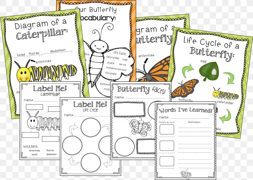 Butterfly First Grade Insect School Literacy, PNG, 1509x1079px, Butterfly, Area, Cartoon, Classroom, Diagram Download Free