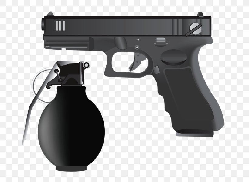 Glock 9×19mm Parabellum Semi-automatic Pistol Handgun, PNG, 800x598px, Firearm, Air Gun, Ammunition, Black, Cartridge Download Free