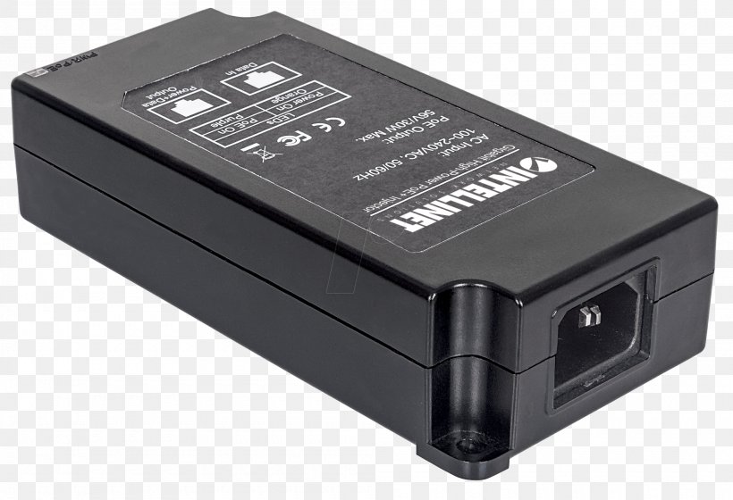 IEEE 802.3at Power Over Ethernet Gigabit Ethernet AC Adapter, PNG, 2000x1366px, Ieee 8023at, Ac Adapter, Adapter, Battery Charger, Category 5 Cable Download Free