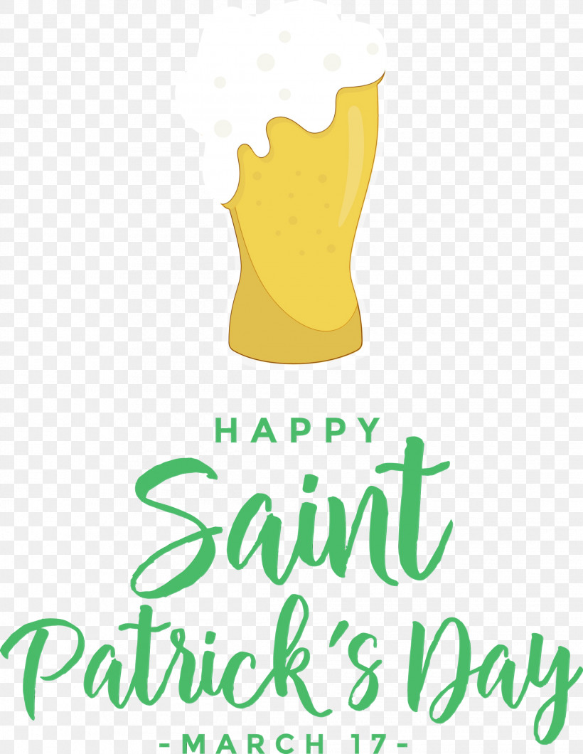 Logo Yellow Meter Line Happiness, PNG, 2320x3000px, St Patricks Day, Geometry, Happiness, Line, Logo Download Free