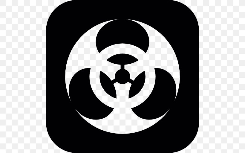 Biological Hazard Dangerous Goods Gas Mask, PNG, 512x512px, Biological Hazard, Biological Warfare, Black And White, Brand, Dangerous Goods Download Free