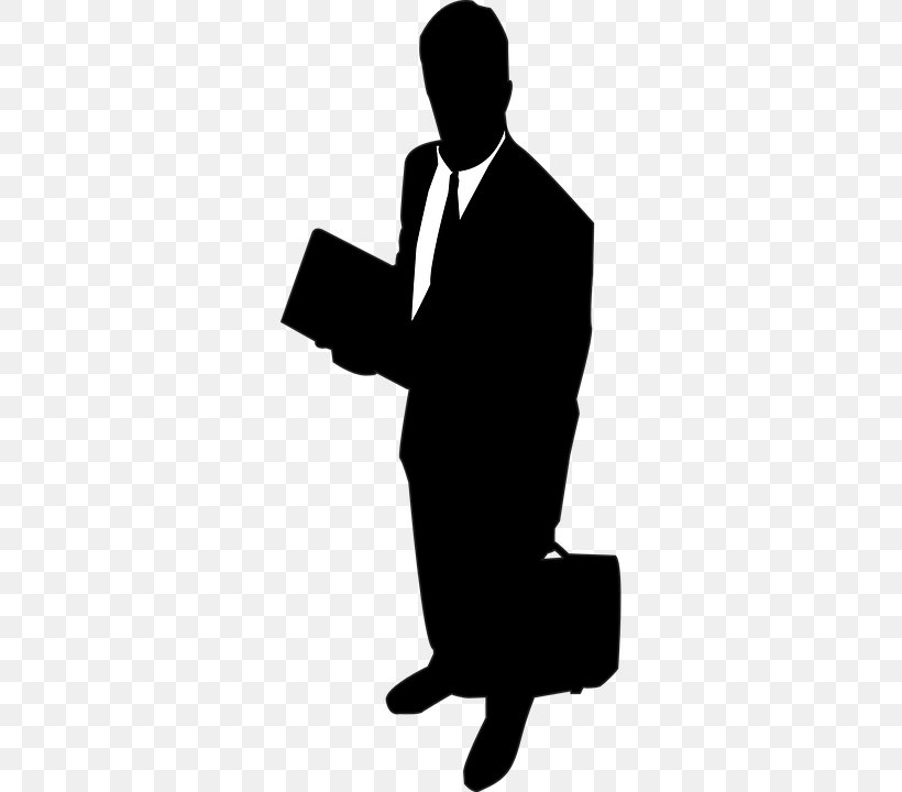 Businessperson Silhouette Clip Art, PNG, 360x720px, Businessperson, Black And White, Business, Can Stock Photo, Drawing Download Free