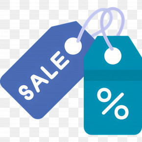 Discount Tag - Blue And Purple Discount Sale Tags For Shopping PNG