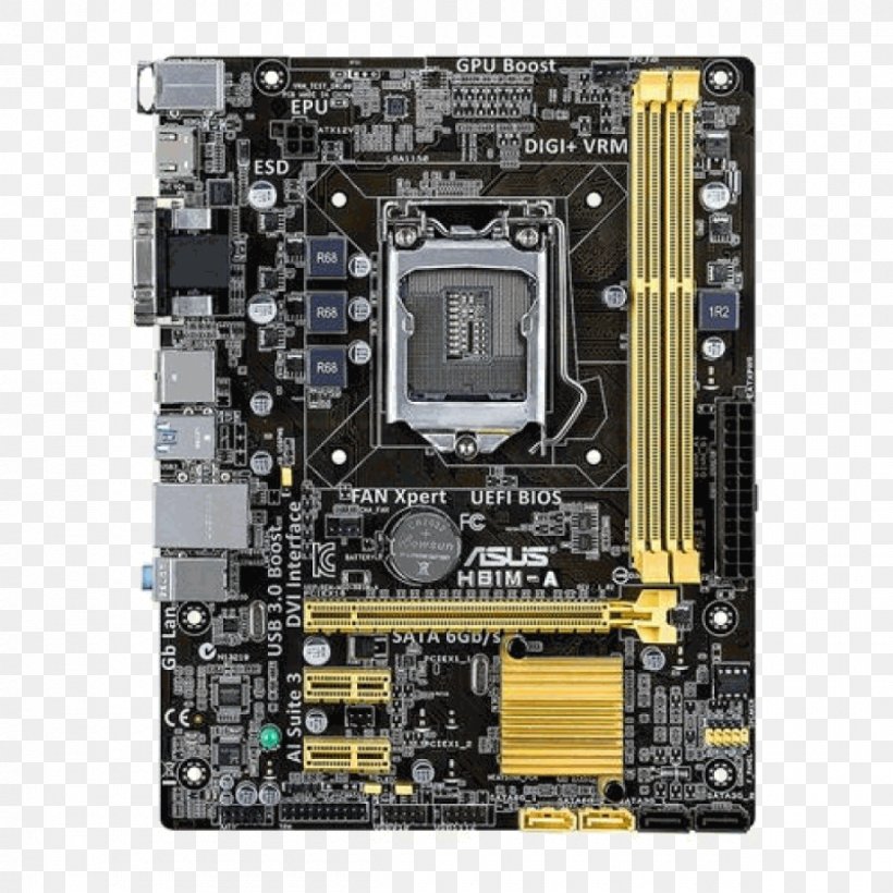 Intel LGA 1150 Motherboard ASUS MicroATX, PNG, 1200x1200px, Intel, Asus, Atx, Central Processing Unit, Computer Download Free