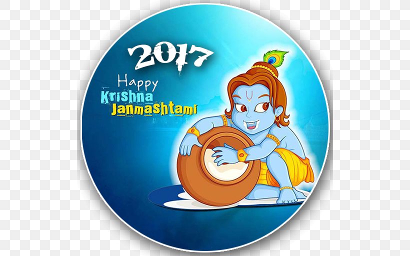 Krishna Janmashtami Desktop Wallpaper Image India, PNG, 512x512px, Krishna, Cartoon, Diwali, Festival, Fictional Character Download Free