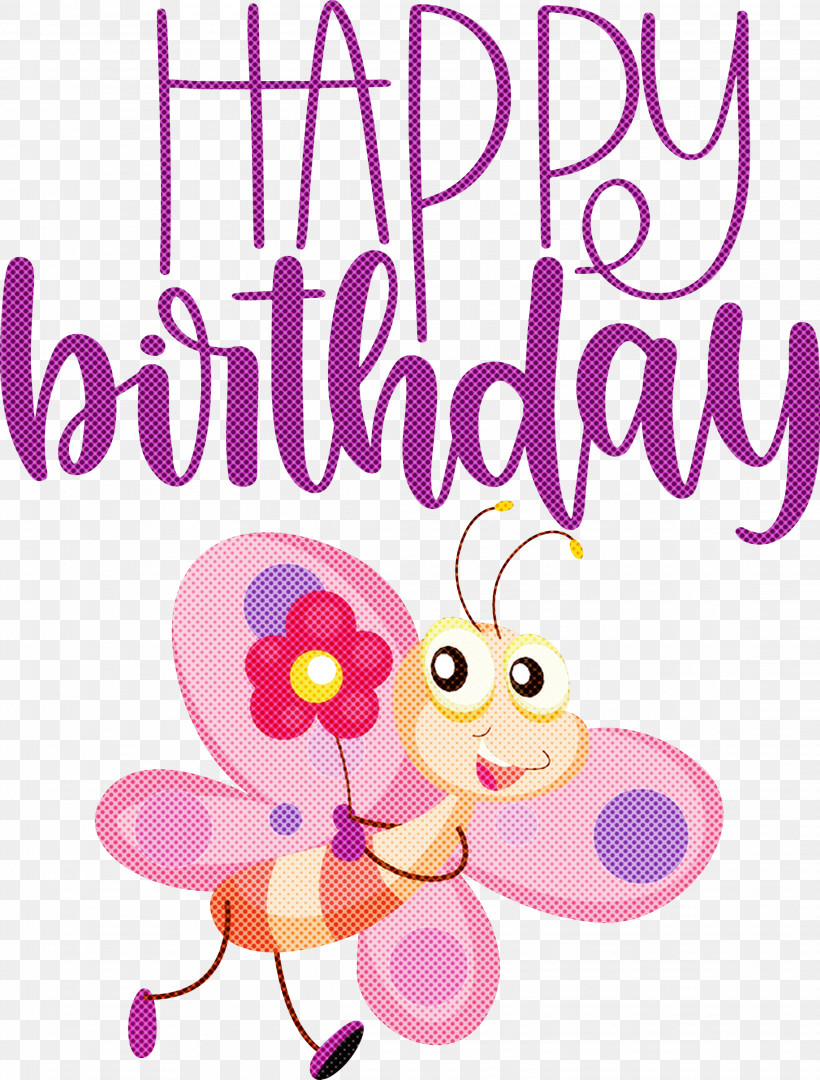 Happy Birthday, PNG, 2277x3000px, Happy Birthday, Cartoon, Flower, Geometry, Line Download Free