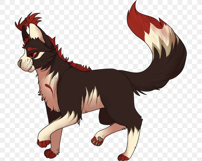 Dog Cat Demon Horse, PNG, 699x654px, Dog, Canidae, Carnivoran, Cartoon, Cat Download Free