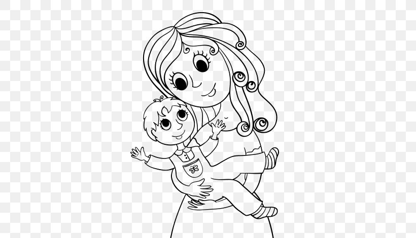 Drawing Mother Son Coloring Book Child, PNG, 600x470px, Watercolor, Cartoon, Flower, Frame, Heart Download Free