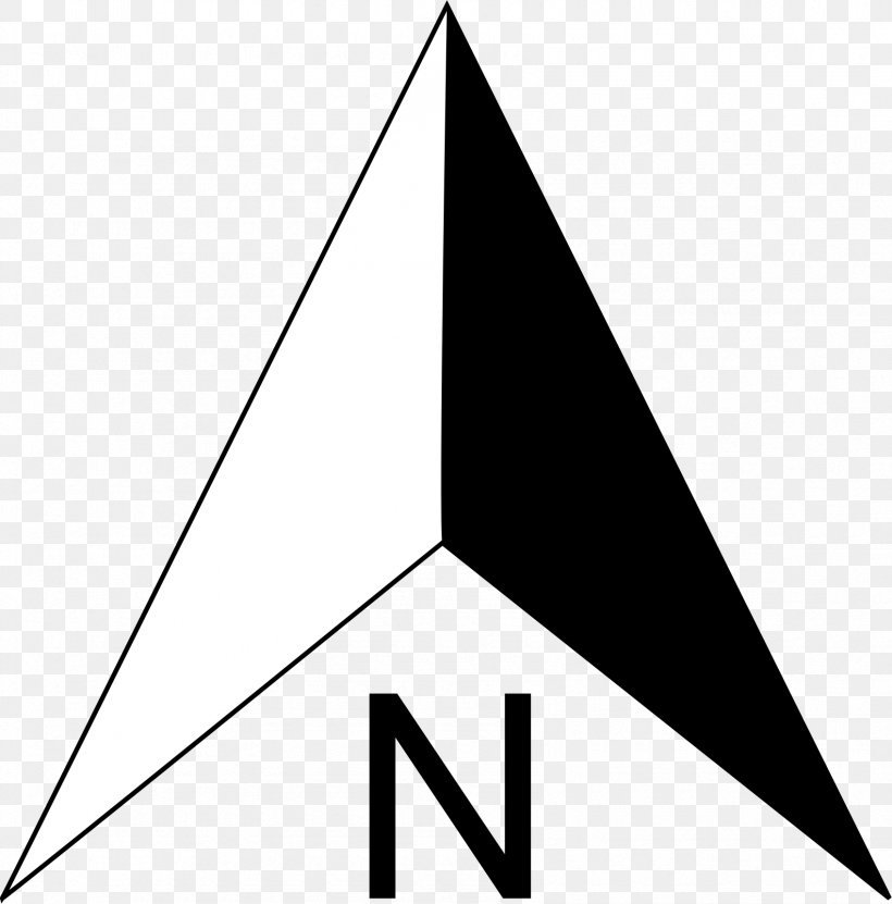 North Compass Arrow Clip Art, PNG, 1695x1719px, North, Area, Black, Black And White, Cardinal Direction Download Free