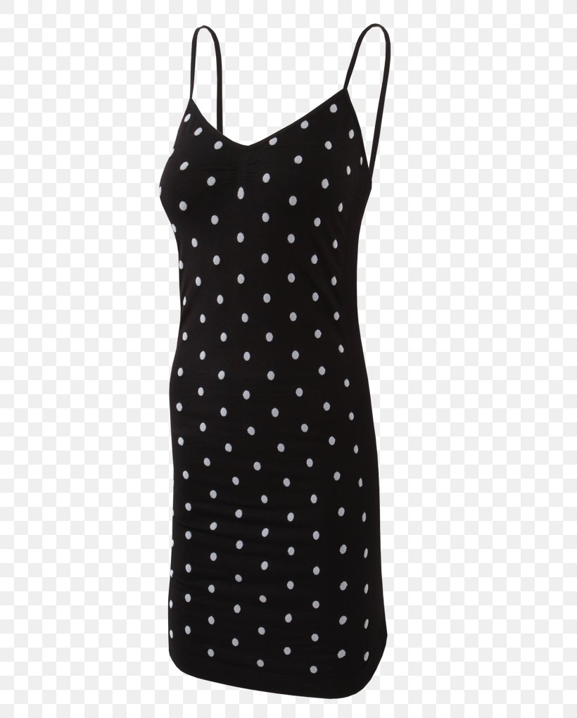 Polka Dot Shoulder Swimsuit Dress Top, PNG, 680x1020px, Polka Dot, Active Tank, Black, Clothing, Day Dress Download Free